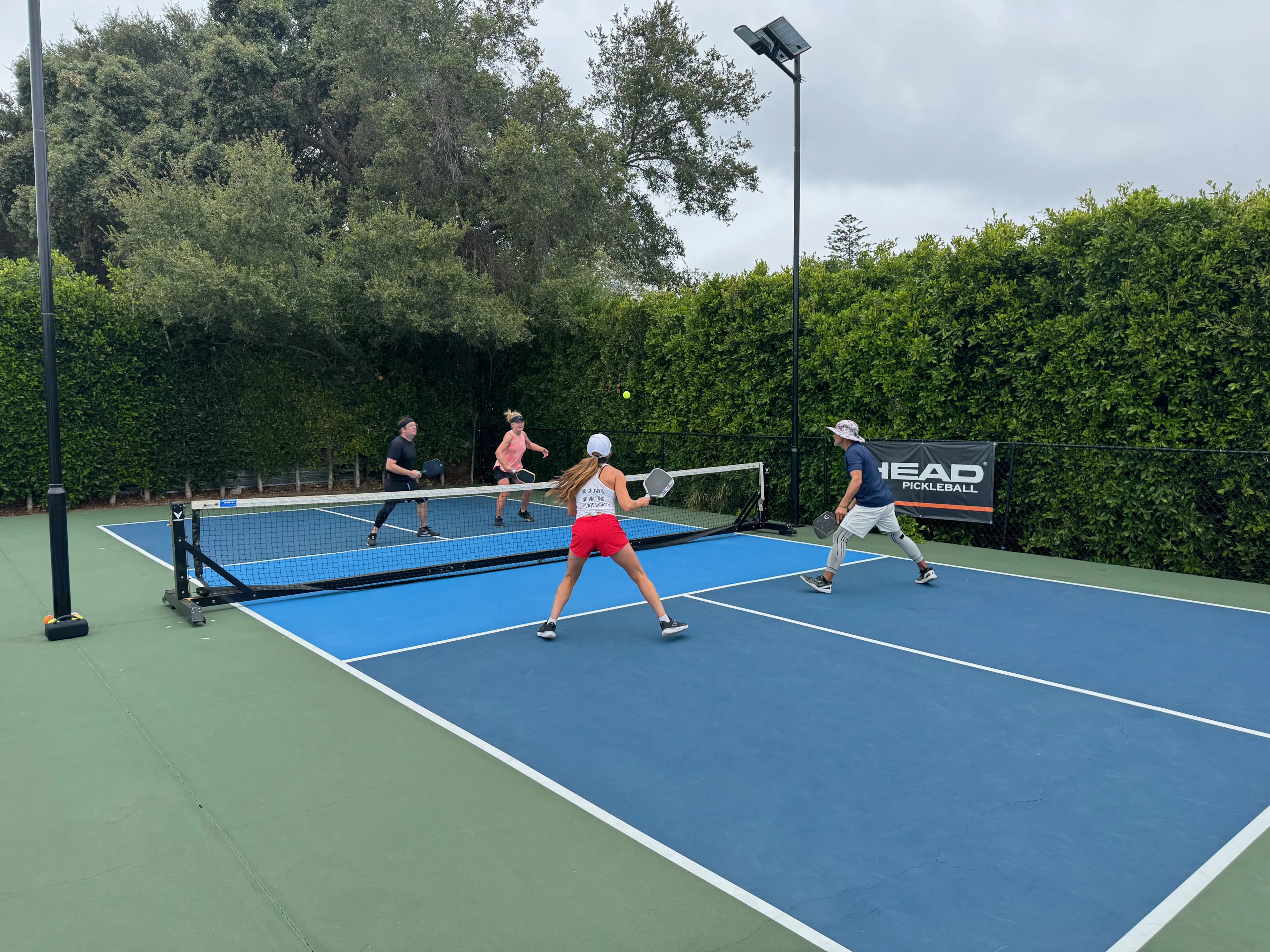 Well maintained courts