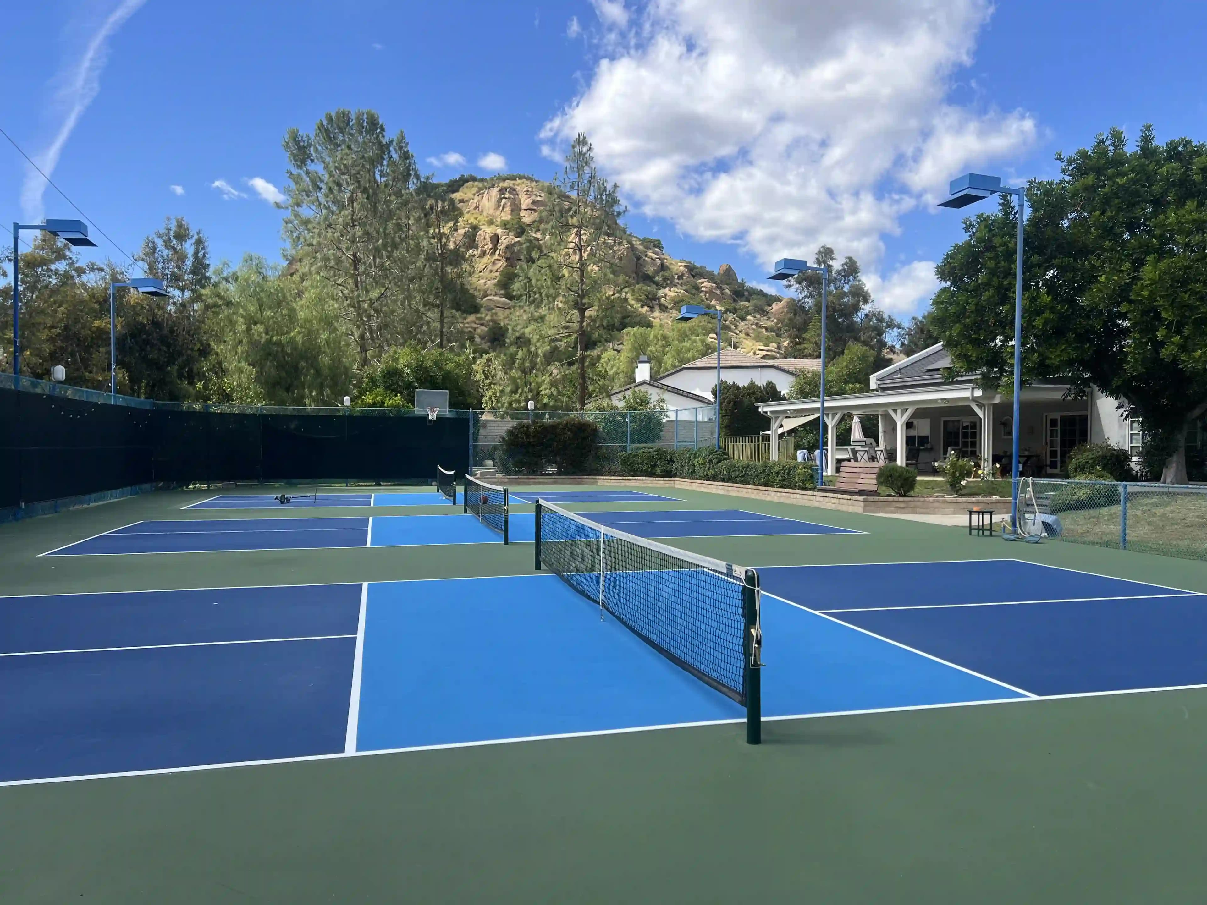 Mark's court in Chatsworth, California